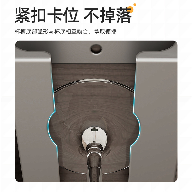 不锈钢红酒杯架倒挂高脚杯收纳置物架子家用轻奢高档摆件悬挂酒柜|undefined