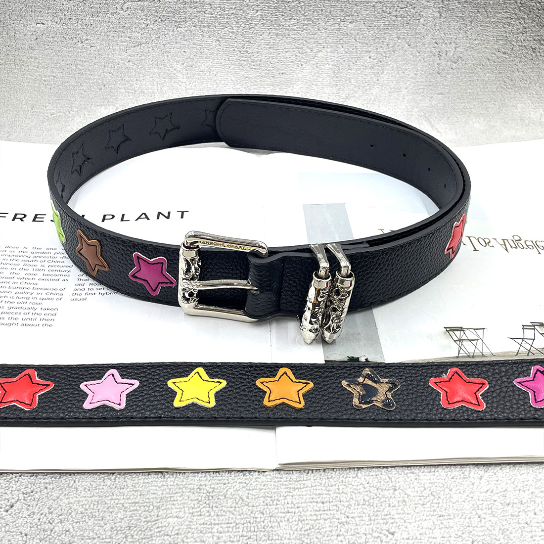 【15个彩色星星-加厚滚轮】滚轮皮带