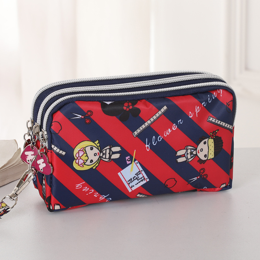 빨간색과 파란색 줄무늬 스몰 사이즈