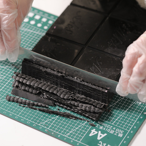 Cocoa butter colored black and white chocolate large board brick DIY handmade baking ingredients 1KG bag baking