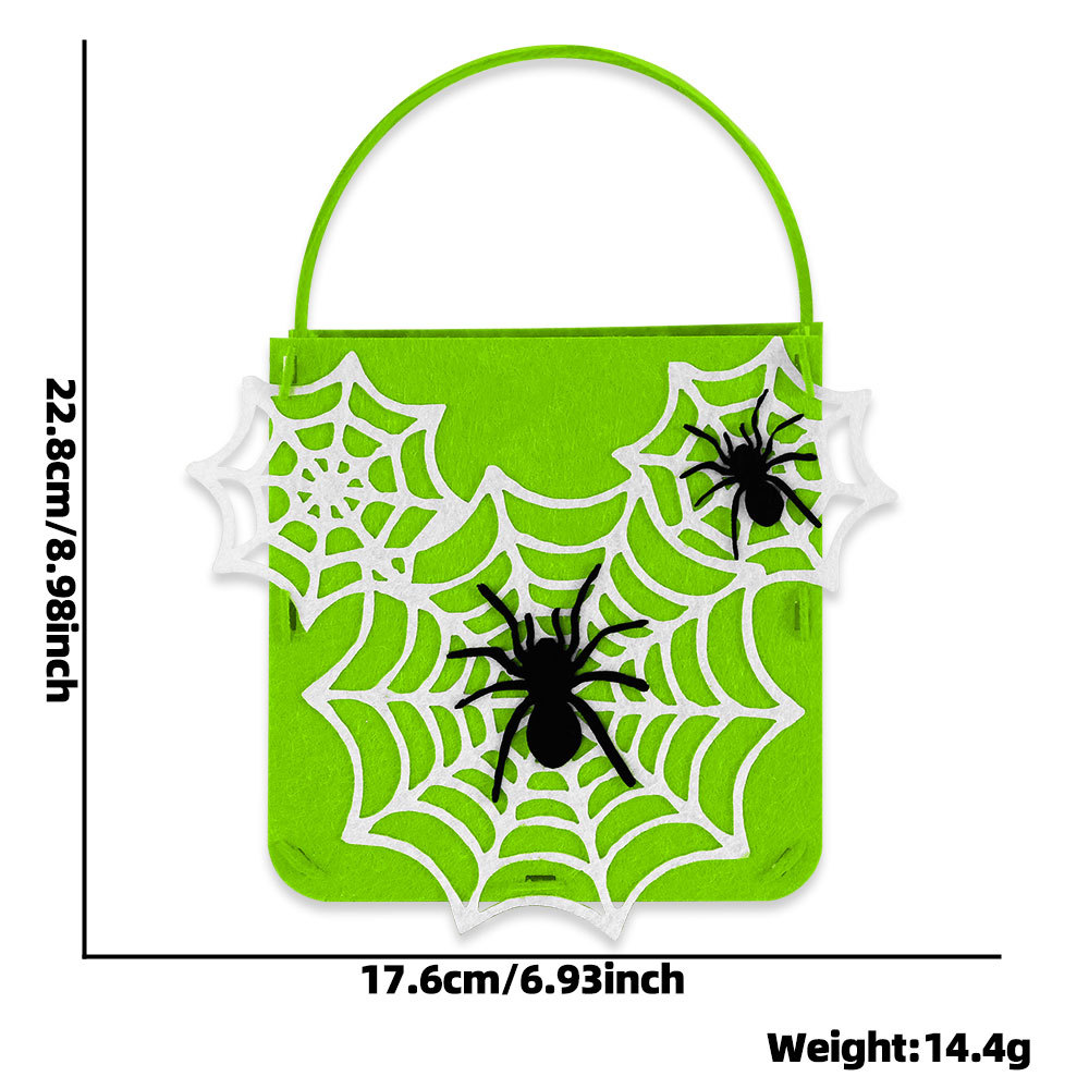 Nuevo bolso de Halloween divertido bolsa de dulces fantasma de calabaza festival de fantasmas para niños decoración de fiesta fieltro bolsa de azúcar