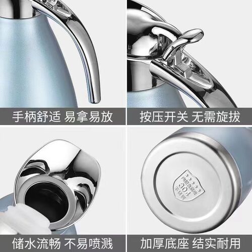 【Dropshipping】304 Stainless Steel Double-layer Vacuum Insulated Mug Household Insulated Bottle Coffee Mug Thermos