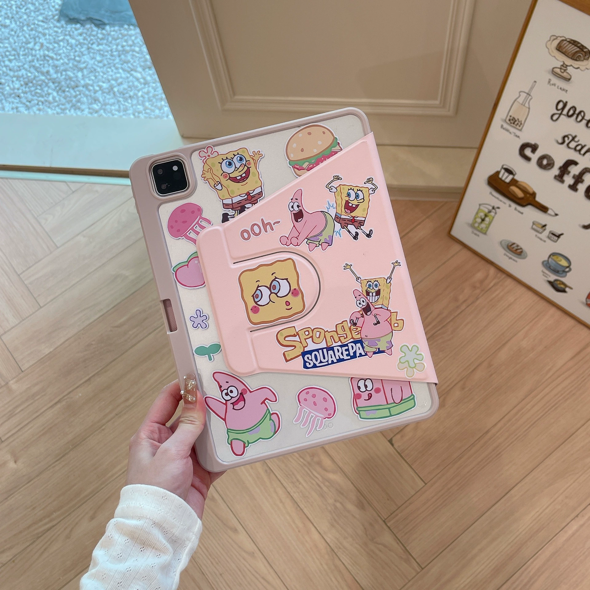 Подходящий для iPad Huaweи Samsung Xiaomi 360-градусный вращающийся ак clan планшет анти-падения