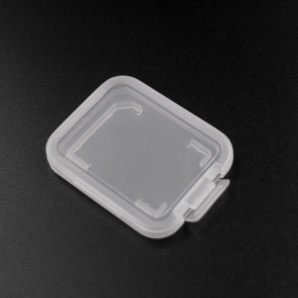 SD卡收纳盒 PP塑料小白盒 相机卡透明盒子内存卡大卡套保护盒现货