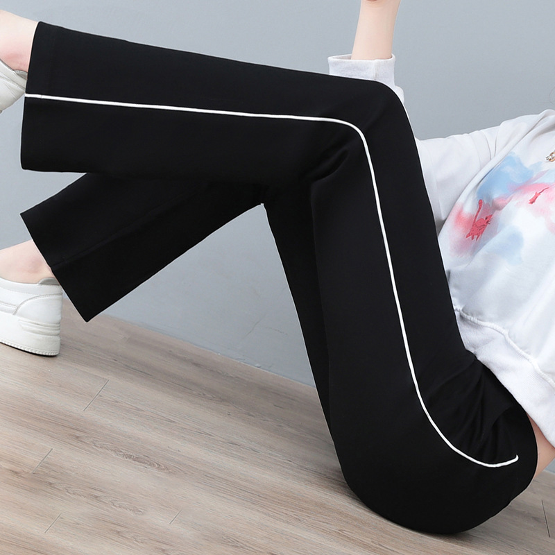 Wide Leg Pants Women's Summer New Loose Thin High Waist Dummy Micro-flared Pants Slimming plus size Casual Sports Pants Wide Leg Pants Women's Summer New Loose Thin High Waist Dummy Micro-flared Pants Slimming plus size Casual Sports Pants