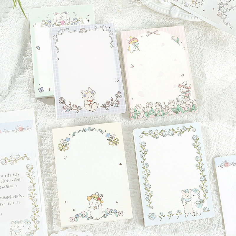 ПРИМЕЧАНИЕ ДЛЯ 80 липких заметок Flower Sweetheart Series в японском стиле, свежий девчачий справочник, основа, декоративный материал, бумага