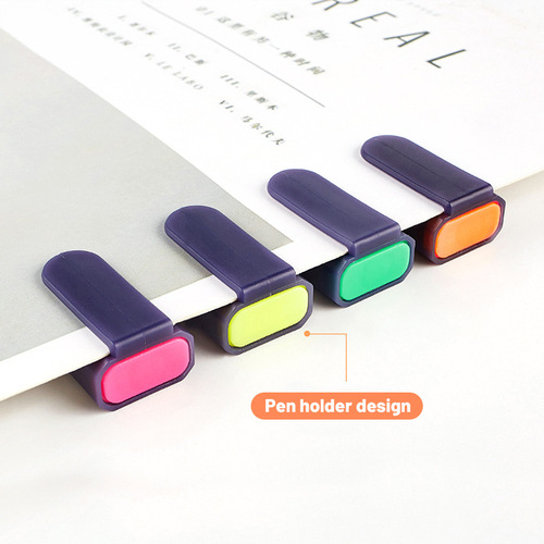 Shield Fluorescent Marker Large Capacity Highlight Color Eye Protection Marker for Students Drawing Account Pen Wholesale