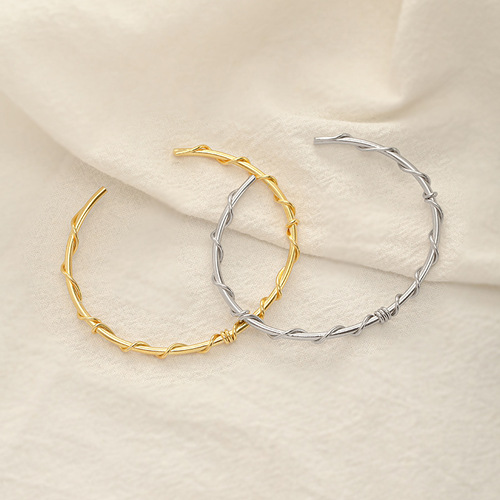 Under the Banyan Tree S925 Silver Handmade Open Tree Rattan Wrapping Bracelet for Women Simple Temperament Fashion Personality Bracelet Trendy