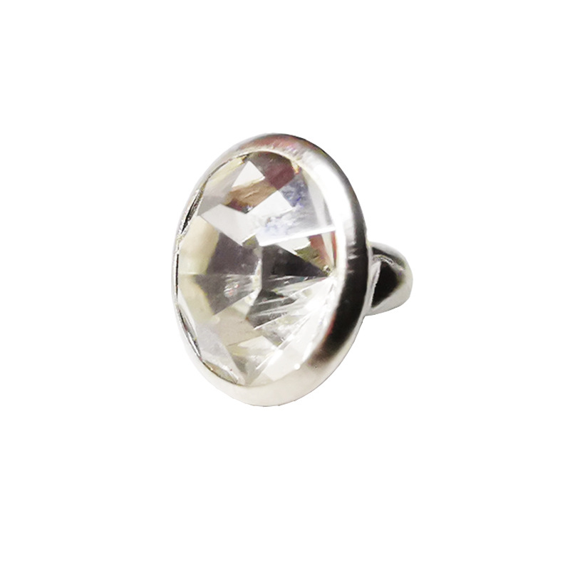 Fábrica en stock al por mayor DIY ropa con diamante remache pistola color oro plata un diamante clavo metal decorativo remache