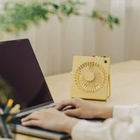 Настольный сенсорный вентилятор USB зарядка большой ветер ручной вентилятор для спальни рабочий стол может висеть на теле человека индукционный вентилятор