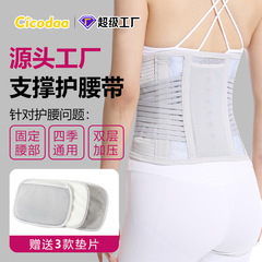 Supportive and Warm Widened Steel Plate Waist Belt for Lumbar Disc Herniation Protection, Suitable for Men and Women, Factory Direct