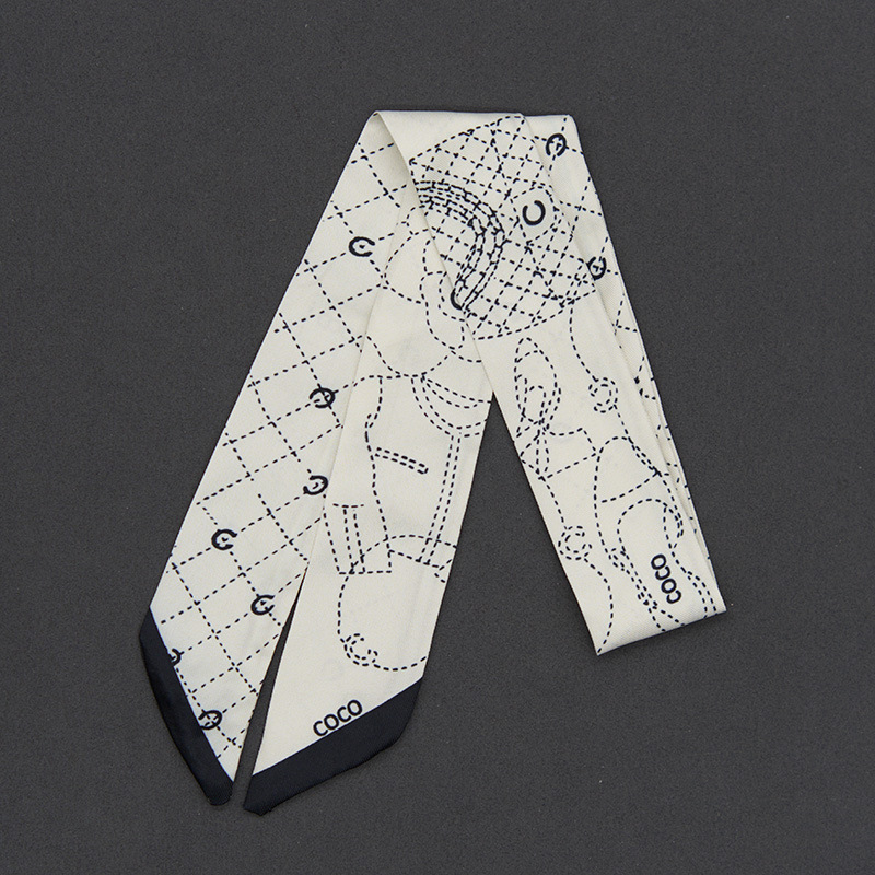 Una pieza de cabello combinado con mano coreana francesa joyería de bolsas de pañuelo largo joyería de cabello correa larga correa de cabello