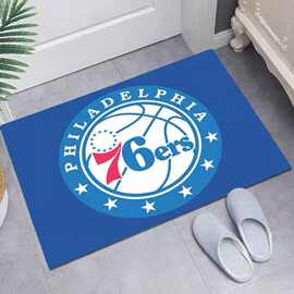 跨境亚马逊代发世界杯球赛NBA地垫硅藻泥吸水耐脏耐磨可剪裁地垫
