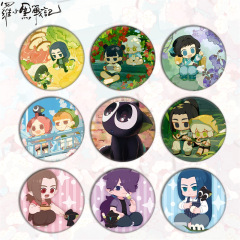 Luo Xiaohei バッジバーチバッジアバターブリキ外国貿易ギフトアクセサリーアニメーション二次元バーチ卸売
