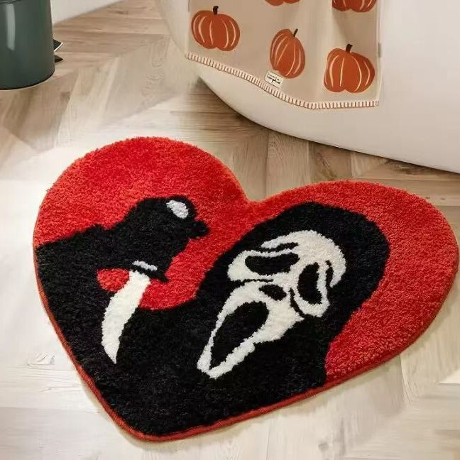 Amazon Halloween Imitation Cashmere Carpet Entrance Mat European and American Holiday Decorative Floor Mat Bathroom Absorbent Foot Mat in Stock Amazon Halloween Imitation Cashmere Carpet Entrance Mat European and American Holiday Decorative Floor Mat Bathroom Absorbent Foot Mat in Stock