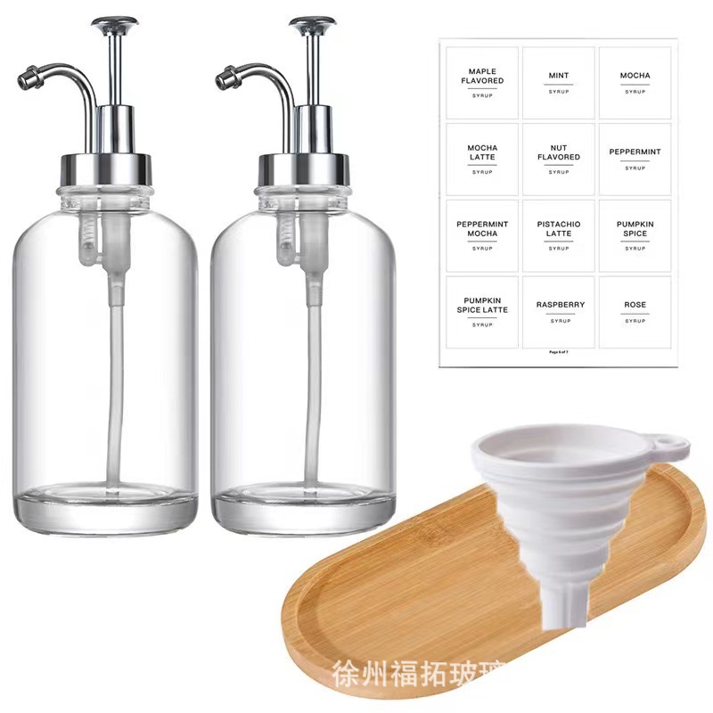 2개의 은색 + 깔때기 + 진주 면 포장 + 스티커 + 투명 트레이;