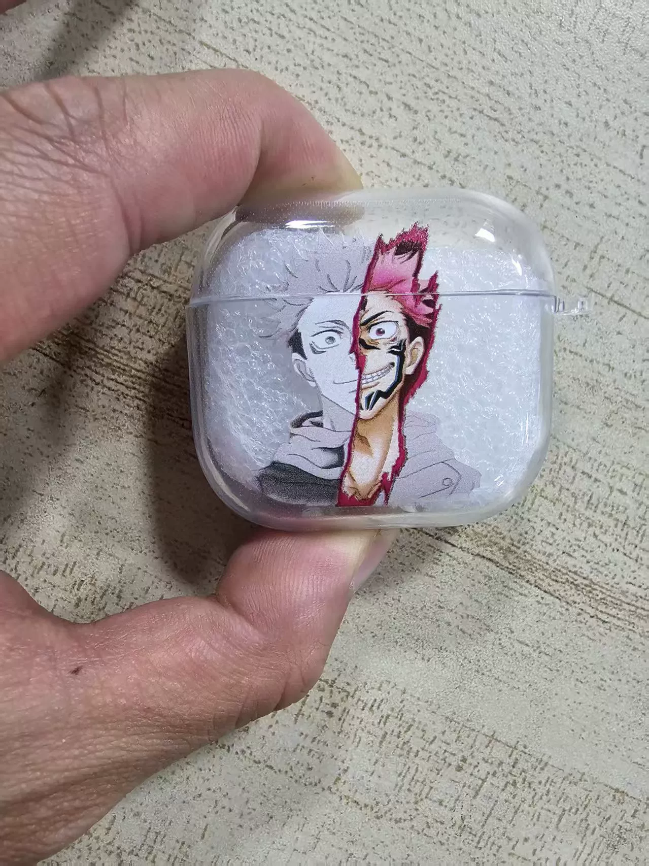 Защитный чехол (Apple) для AirPods — прозрачный чехол с карабином, совместим с AirPods 1/2/3 и Pro