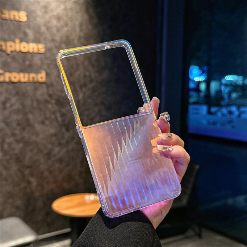 适用三星zflip7磁吸手机壳Zflip 7代折叠屏镭射渐变zflip6翻盖套|undefined