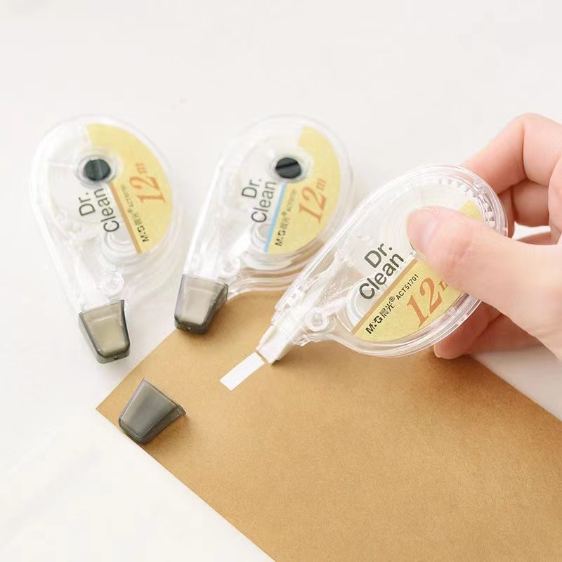 Chenguang Stationery ACT51701 correction tape simple portable correction tape primary school student correction tape 12m meter correction tape