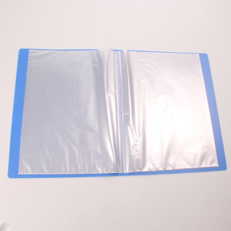Kangbai folder 80 page information book a4 transparent blue student…