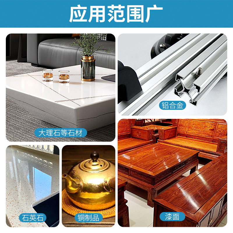 Mármol pulido cera cuarzo piedra mesa de pulido pasta de piedra metal acero inoxidable muebles pintura cuidado abrillantador