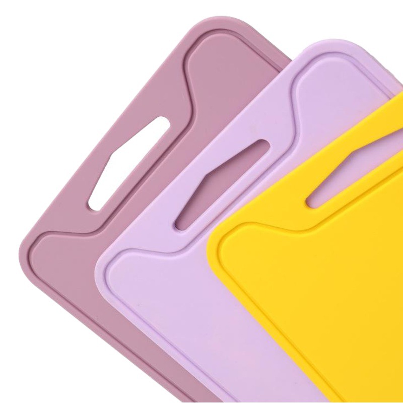 Tabla de cortar de silicona para cocina, utensilio popular transfronterizo para preparar alimentos de bebé, tabla de cortar portátil, utensilios de cocina, resistente a los moho