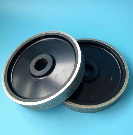 六寸胶芯平面轮出口品制宝石打磨工具砂轮机修边金刚石材质