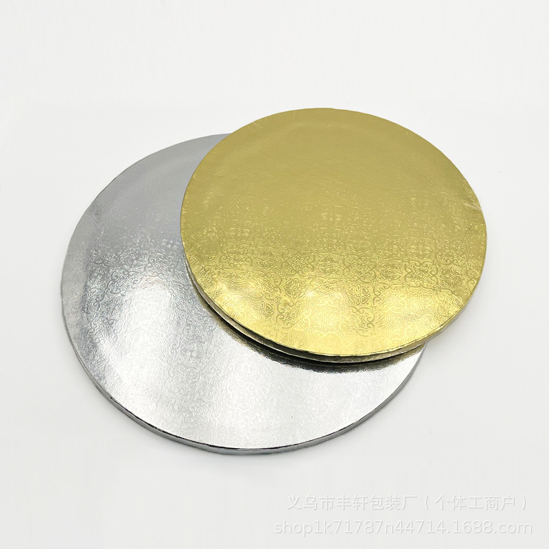 12mm de espesor base de pastel agujero de panal pastel almohadilla de papel corrugado pastel almohadilla redondo chasis de embalaje
