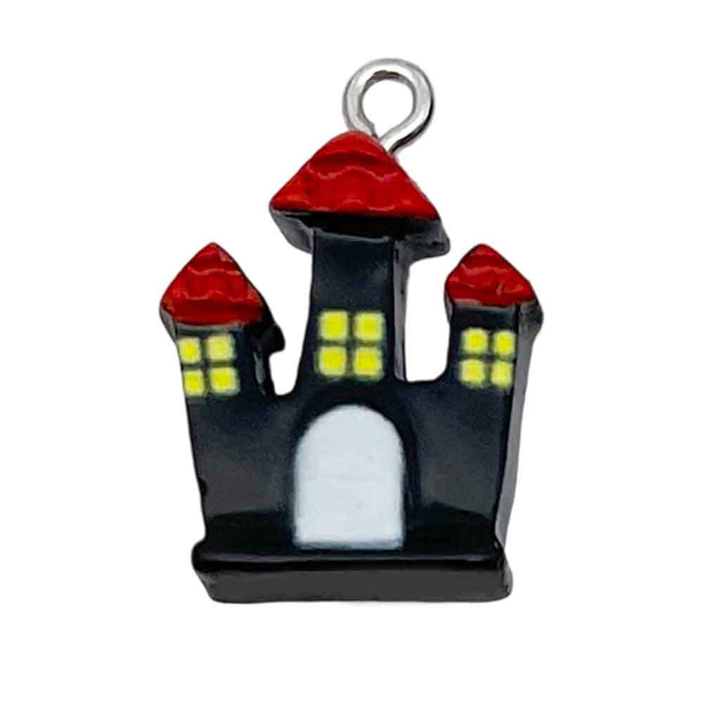 Nuevos accesorios de resina calabaza Halloween esqueleto fantasma fiesta DIY joyería pequeña decoración colgante