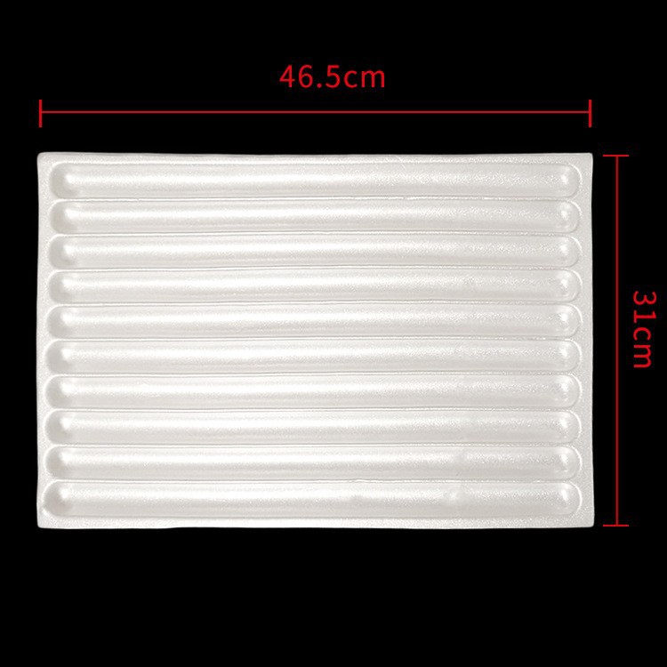 厚街厂家PS发泡包装成型高密度 化妆品瓶盖垫  防震 中转波浪片材