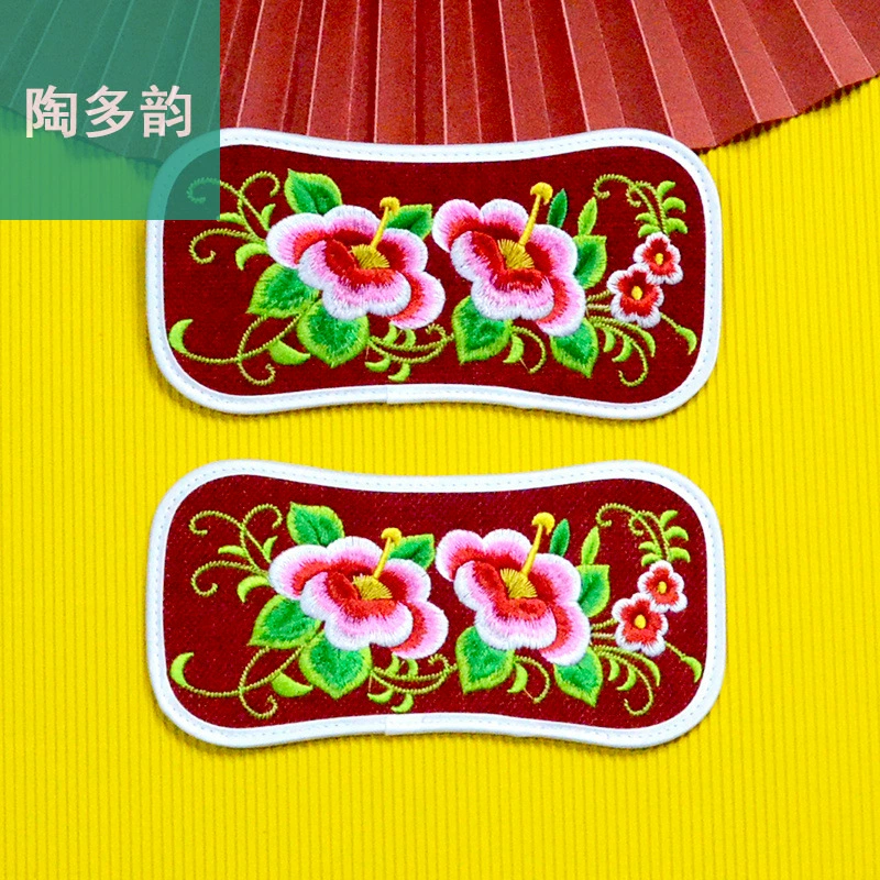 Вышивка Старомодная вышивка Подушка Верх Вышивка Полуфабрикат В этническом стиле Квадрат DIY Полный комплект Народная Свадьба Праздничная