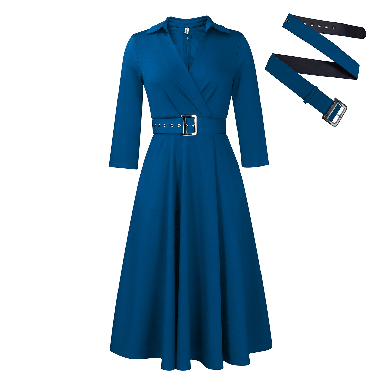 Women's Elegant Solid Color Dress
