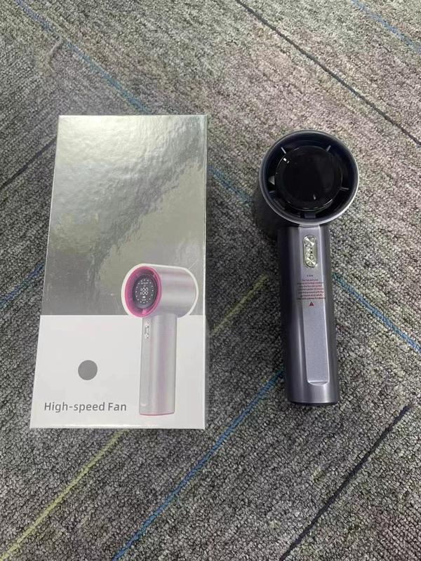新しい S001 高速 100 ギアハンドヘルドファン usb ミニポータブル充電タービンデスクトップ小型扇風機|undefined