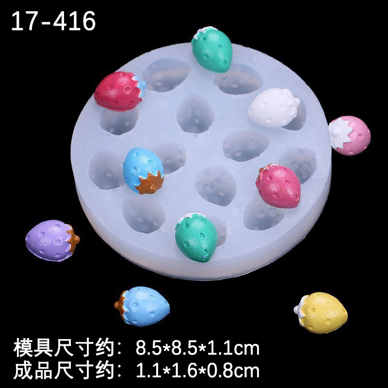 Una variedad de crema postre helado galletas molde silicona aromaterapia vela fresa donut accesorios creativos