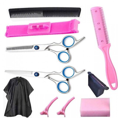 Scissors household children Bangs Flat shears Dental scissors major Hairdressing scissors suit own Haircut Manufactor