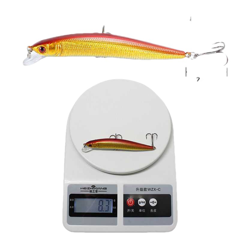 Shallow Diving Minnow Lures Sinking Hard Baits Fresh Water Bass Swimbait Tackle Gear