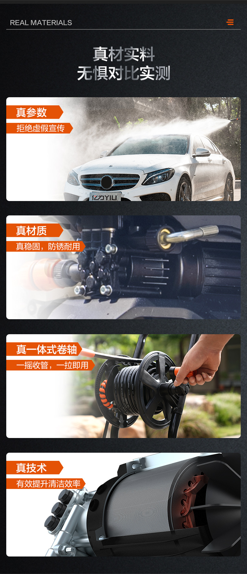 Yili 5310 Ultra-High-Pressure High-Power Cart-Wash Machine Water Gun Head Car Wash Pump Head Household Gadget