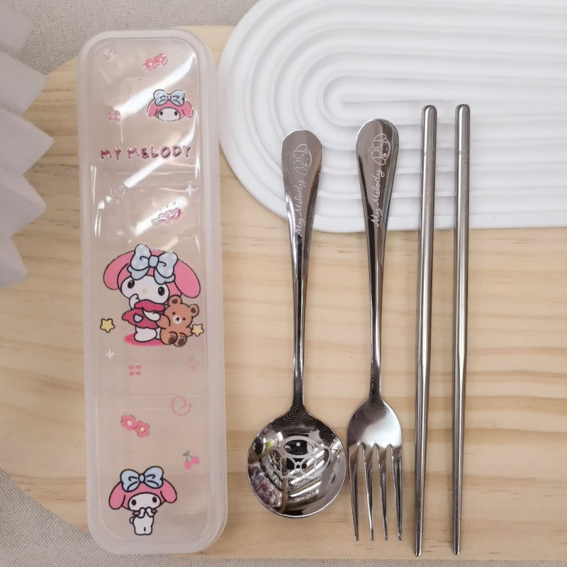 HL-06M/L/D 식기 3종 세트 포크+숟가락+젓가락