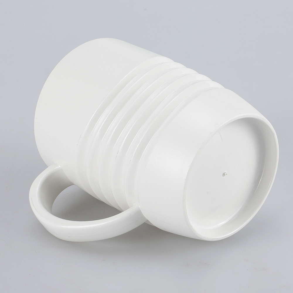 Ronda corrugado Estilo nórdico cepillo de dientes taza de baño pareja de plástico cepillo de dientes taza de lavado simple enjuague bucal taza
