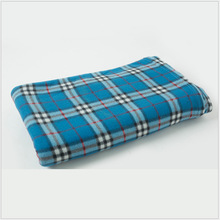 工厂 格子双面绒毯子 POLAR BLANKET 欧美日韩 方格拉毛绒毛毯