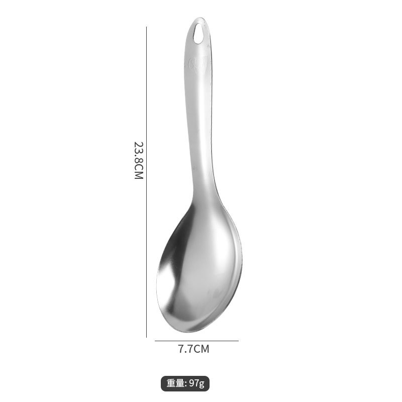 두꺼운 결합 쌀 숟가락