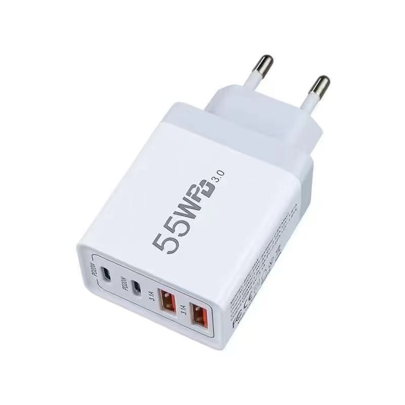 PD55W快充手机充电器双PD20W双usb3.1A快充头 适用于多设备同时充|undefined