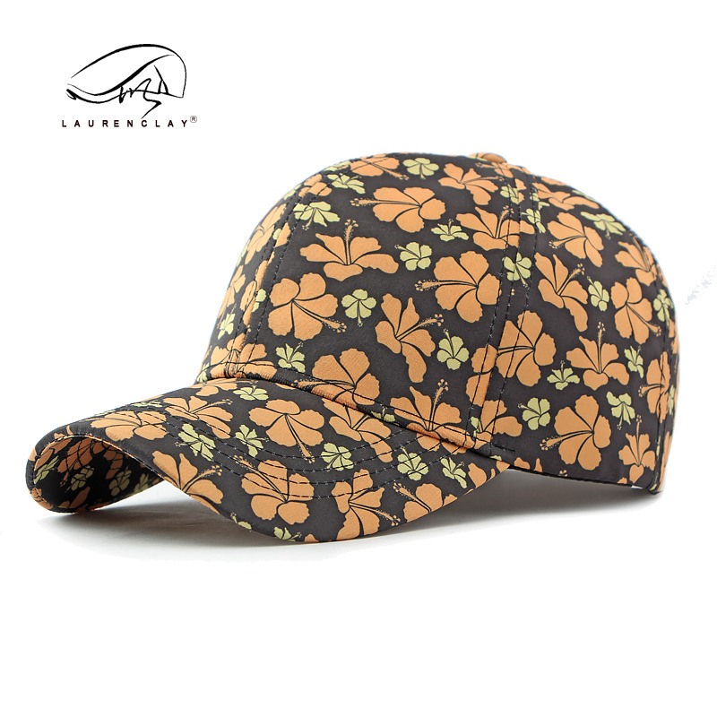 Sombrero de estilo étnico primavera y verano de las mujeres estilo coreano moda flor gorra de béisbol protección solar al aire libre sombrilla Tapa dura marea