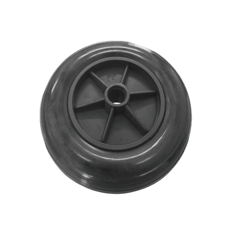 佛山厂家直销  聚氨酯8寸PU轮胎 免充气实心轮胎 代步车童车轮毂