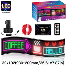 LED柔性显示屏智能车载广告屏全彩智能车贴跨境爆款防水软屏