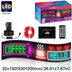 LEDフレキシブルディスプレイスマート車載広告スクリーンフルカラースマート車は国境を越えた起爆防水ソフトスクリーンを貼る
