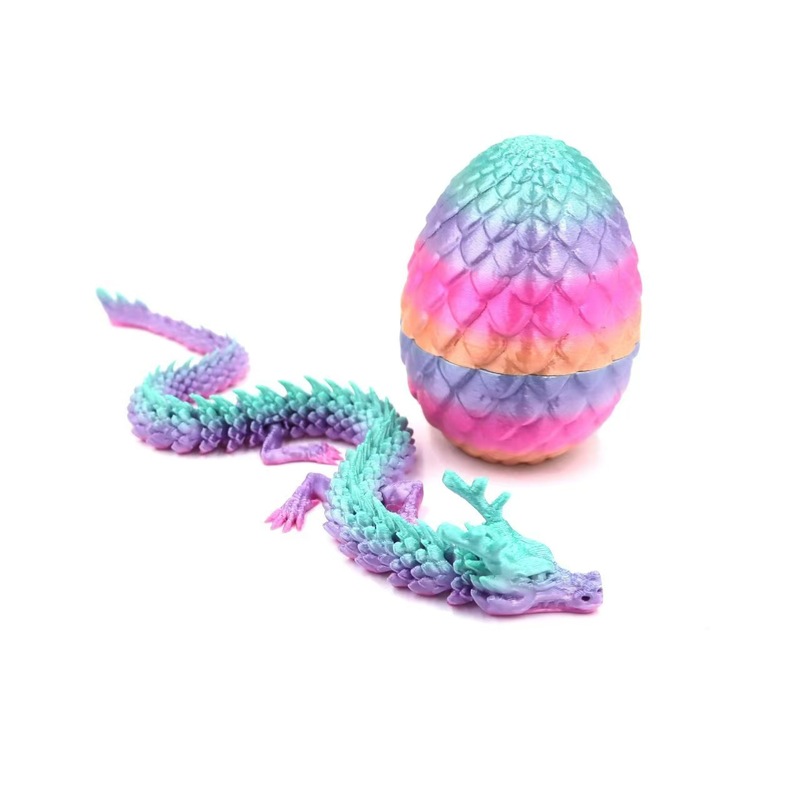 3D プリント中国のドラゴンの卵セット装飾品クロスボーダーホットスタイルプリントジョイントドラゴンクリエイティブトレンディなおもちゃメーカー卸売|undefined