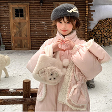 sinsingirl 奶油慕斯 '90白鸭绒' 粉色羽绒服女2024冬季外套