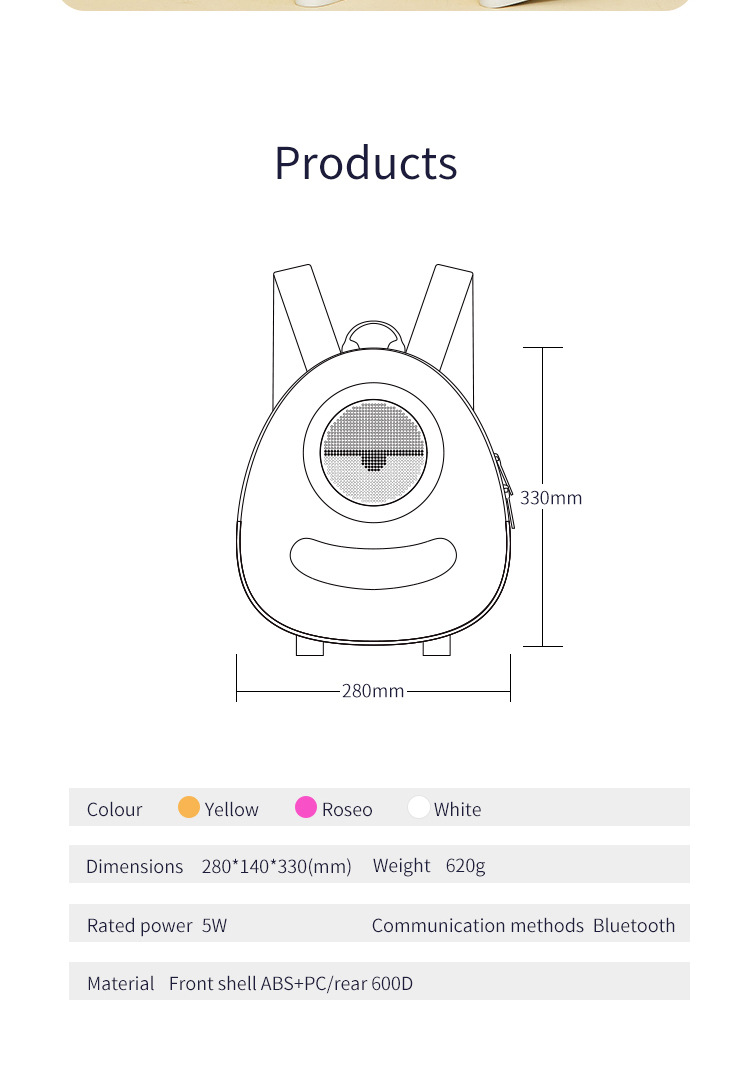 骆羿大眼睛背包英文中性详情LOYEYES_11