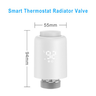 Tuya Zigbee Smart Radiator Valve Intelligent Temperature Control Valve Mobile App Control Intelligent Tuya Thermostat
